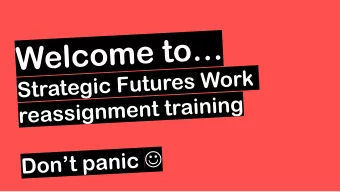 NEW LEGISLATIVE AUTHORITY  Outdated legislation with previous MGA from mid 1990s  Negotiation