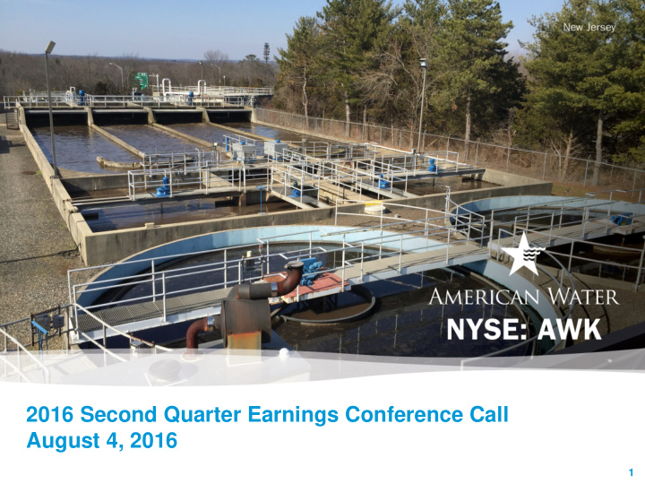 2016 second quarter earnings conference call august 4 2016
