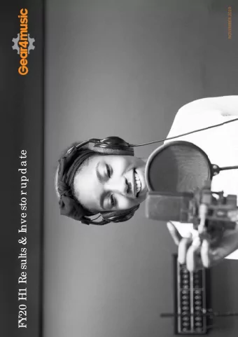 nve sto r upd a te  Y20 H1 Re sults &amp; I  F  02  F  Y20 H1 Ove rvie w  A PE  RI  OD OF  BAL