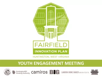 YOUTH ENGAGEMENT MEETING  1 plan area  2  3  1  2  Northcott Court Site  3 planning themes planning