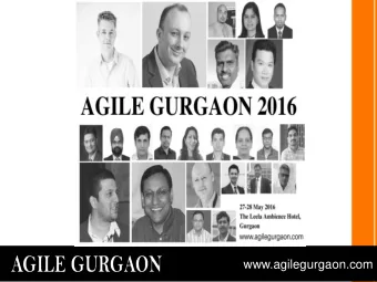 www.agilegurgaon.com  Agile &amp; Lean  Movie Making  Smoothen Production Execution  Maximize RoI