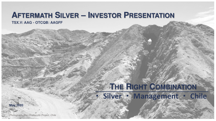silver management chile