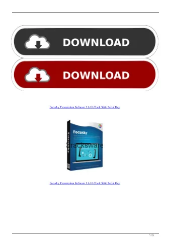 Focusky Presentation Software 3.6.10 Crack With Serial Key  Focusky Presentation Software 3.6.10
