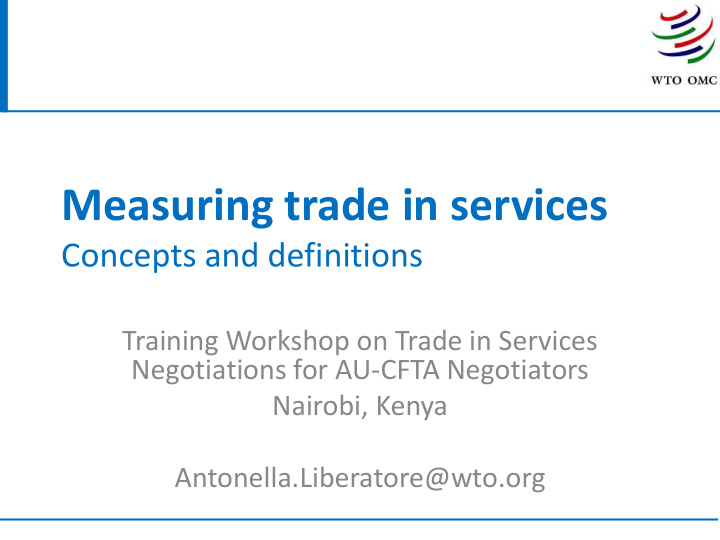 measuring trade in services