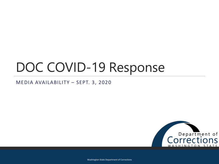 doc covid 19 response