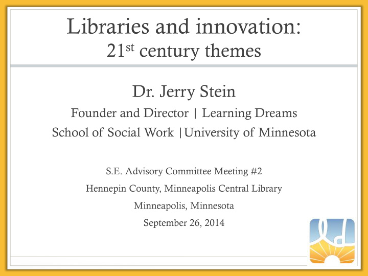 libraries and innovation