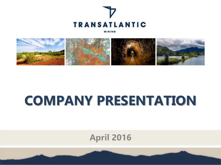 company presentation