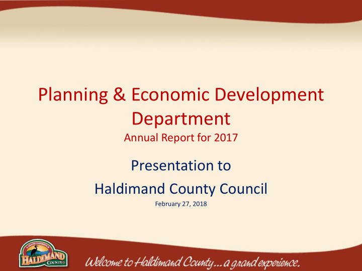 planning economic development