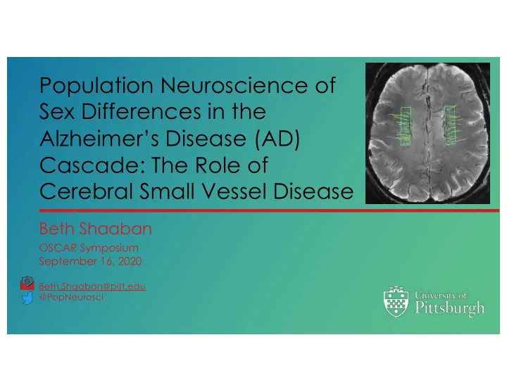 population neuroscience of sex differences in the