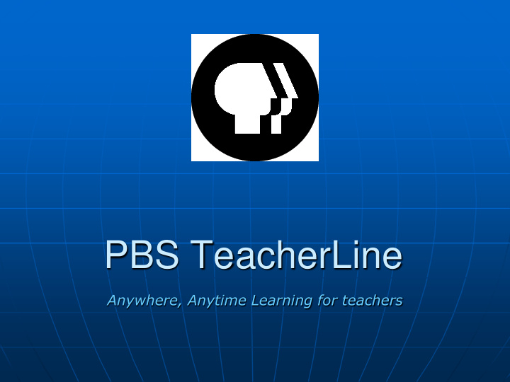 pbs teacherline
