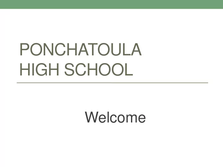 high school