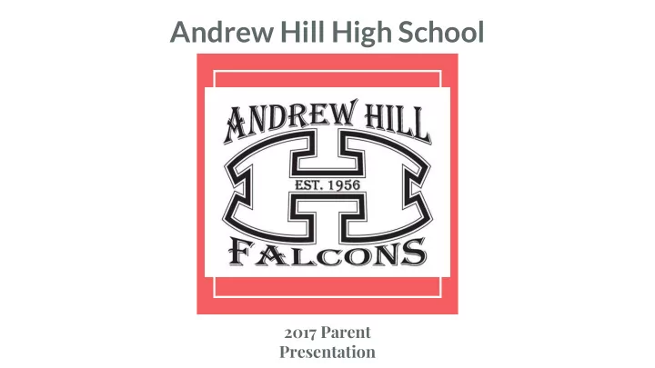 andrew hill high school