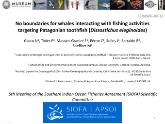 No boundaries for whales interacting with fishing activities targeting Patagonian toothfish (