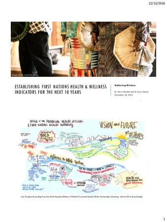 ESTABLISHING FIRST NATIONS HEALTH &amp; WELLNESS  Gathering Wisdom  INDICATORS FOR THE NEXT 10