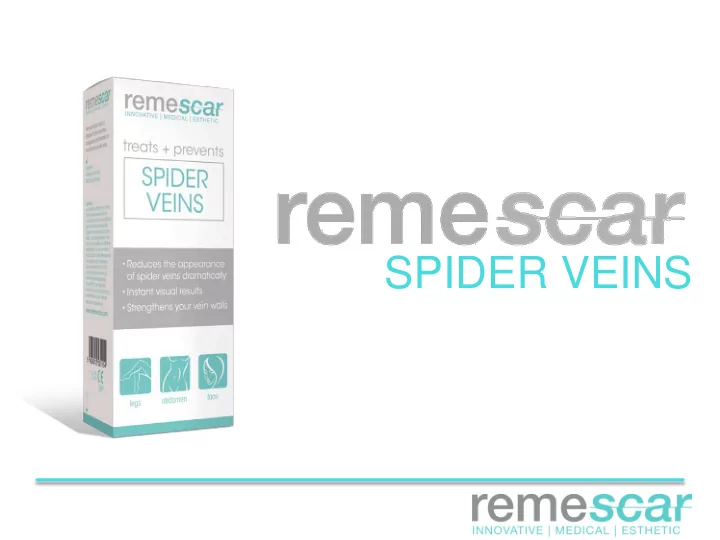 spider veins what are spider veins