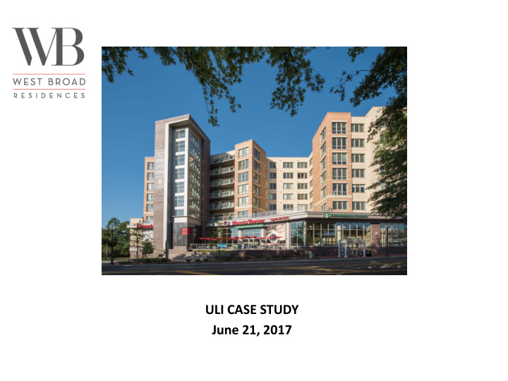 uli case study june 21 2017 panelist introduction
