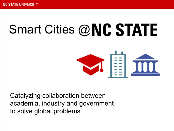 smart cities