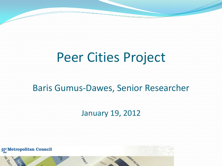 peer cities project