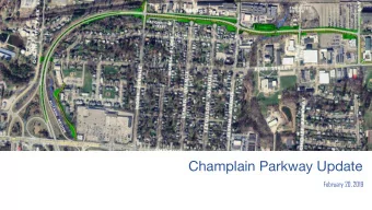 Champlain Parkway Update  February 20, 2019  Contact Us  Champlain Parkway  Burlington DPW Project