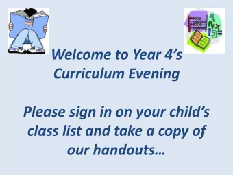 class list and take a copy of  our handouts  Reflection  MB  Introductions  Miss Beasley (4MB)