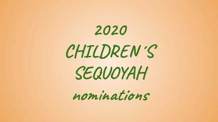 2020 children s sequoyah