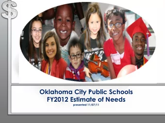 FY2012 Estimate of Needs  presented 11/07/11  FY2012 Estimate of Needs  Sinking Fund  Levy  General