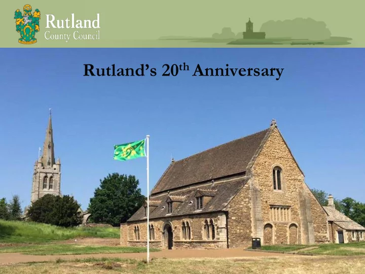 rutland s 20 th anniversary saturday 1 st april 2017