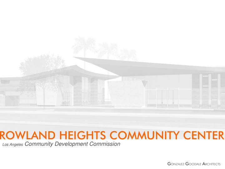 rowland heights community center