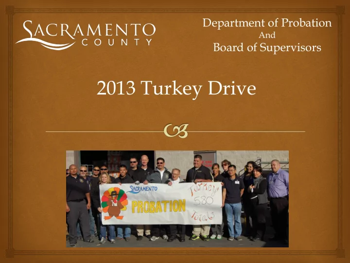 2013 turkey drive