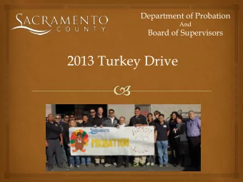 2013 Turkey Drive
