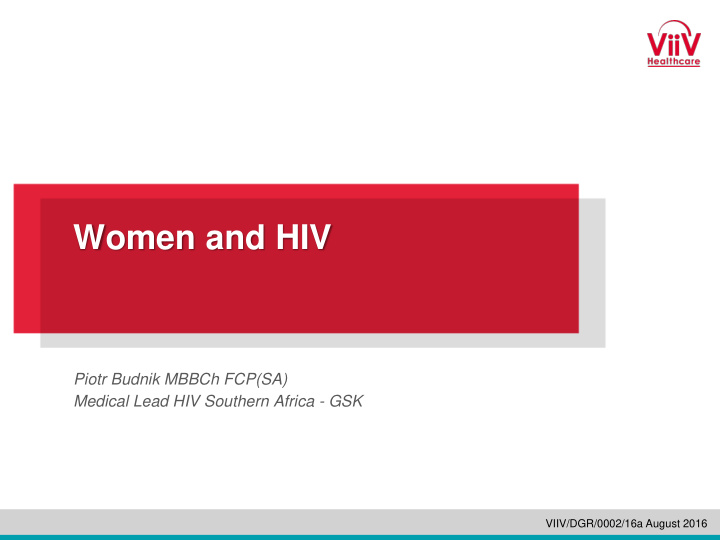 women and hiv