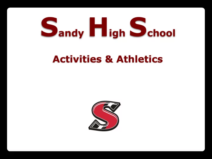 activities athletics