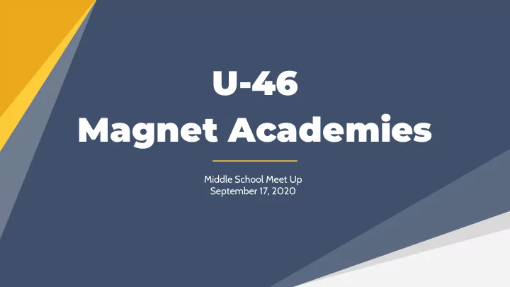u 46 magnet academies