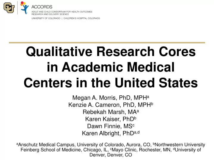 centers in the united states