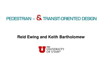 Cha  hapter  pter 5  CHEC  ECKLIST  LIST of Worthwhile  thwhile Additions  ditions  Landmarks