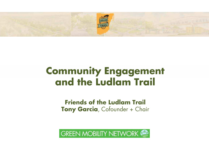 community engagement and the ludlam trail