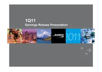 1Q11  Este documento ha sido preparado por Celfn Capital (en adelante el Agente Estructurador