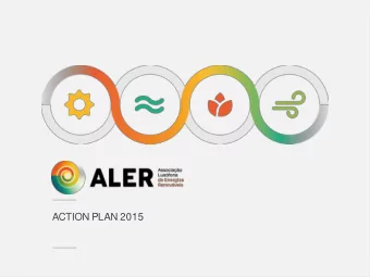ACTION PLAN 2015  1 ALER ACTION PLAN 2015  WHAT WILL ALER  DO  KNOWLEDGE SHARING  CAPACITY BUINDING