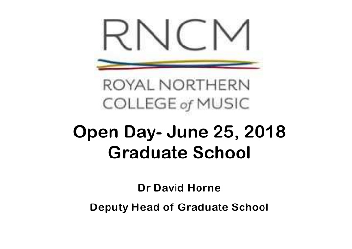 open day june 25 2018 graduate school