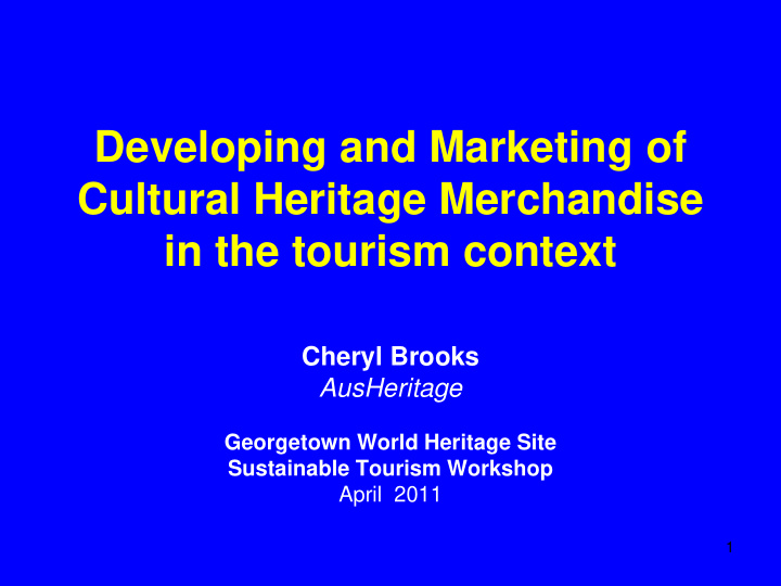 cultural heritage merchandise