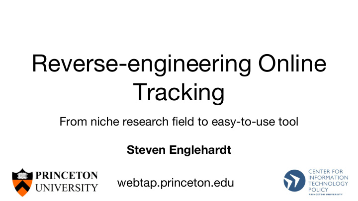 reverse engineering online tracking