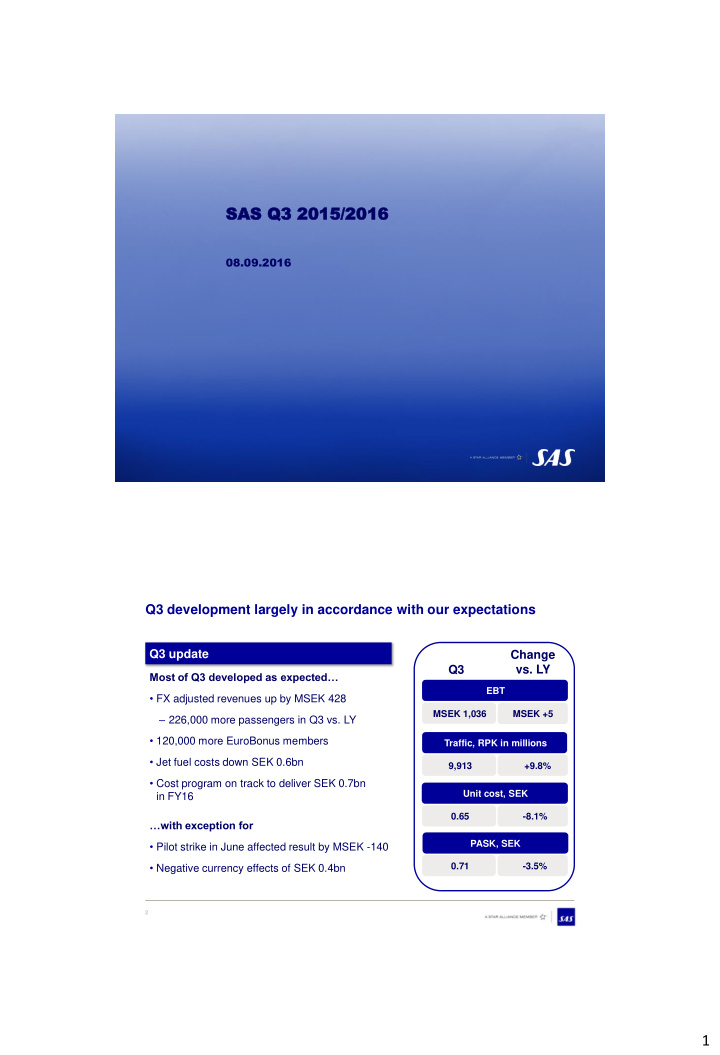 sas sas q3 201 2015 2 2016