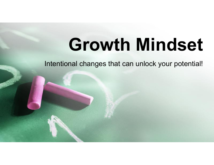 growth mindset