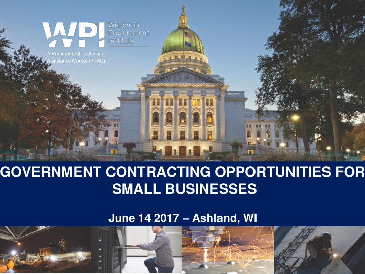 government contracting opportunities for small businesses