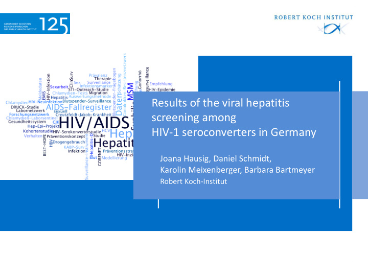 results of the viral hepatitis