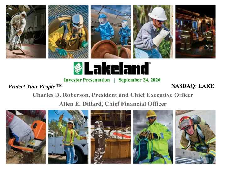 allen e dillard chief financial officer