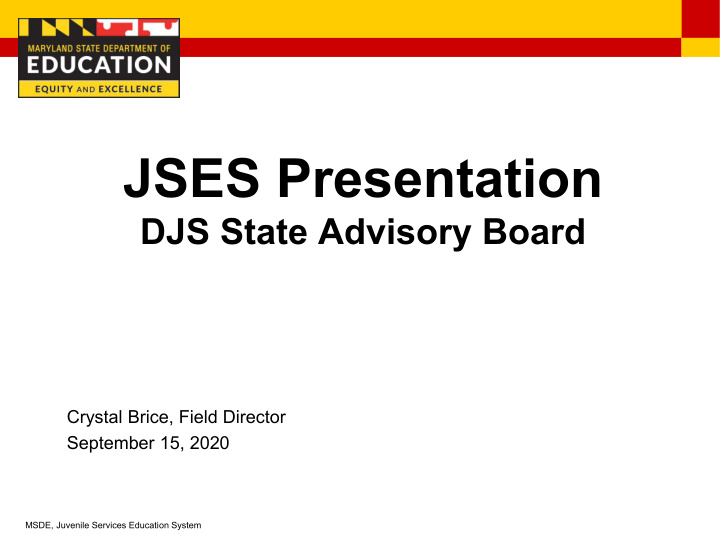 jses presentation