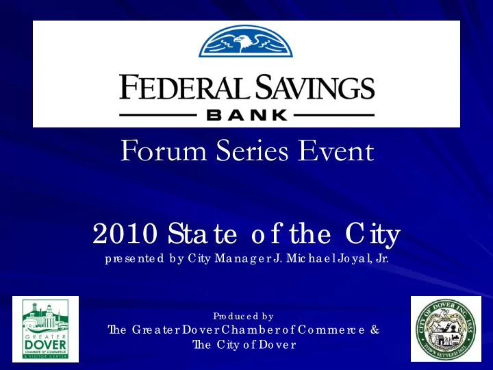forum series event
