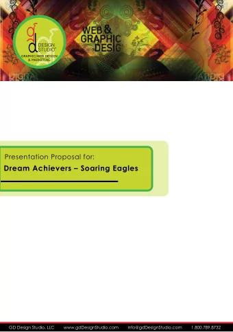 Dream Achievers  Soaring Eagles  GD Design Studio, LLC        www.gdDesignStudio.com