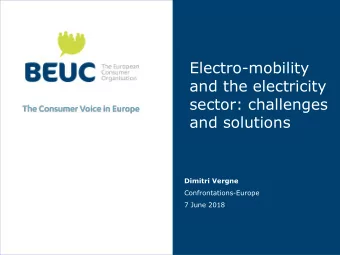 sector: challenges  and solutions  Dimitri Vergne  Confrontations-Europe  7 June 2018  Assessing